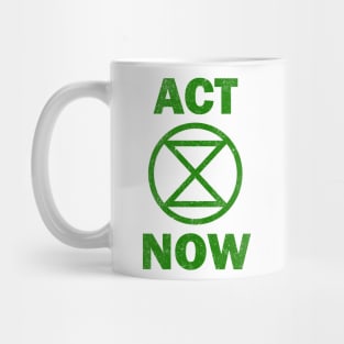 ACT NOW Extinction Rebellion Mug